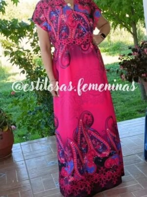 Maxivestido Mildred Fucsia