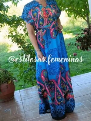 Maxivestido Mildred Azul
