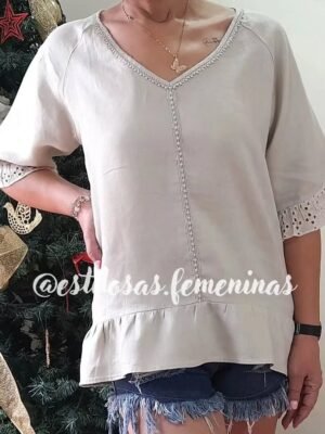 Polera Johanna Beige