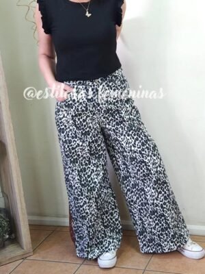 Palazzo Print Marlen Negro