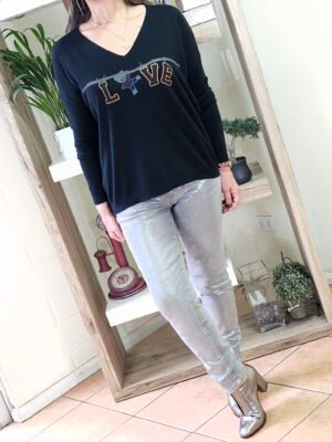 Suéter Oso Dominga Negro