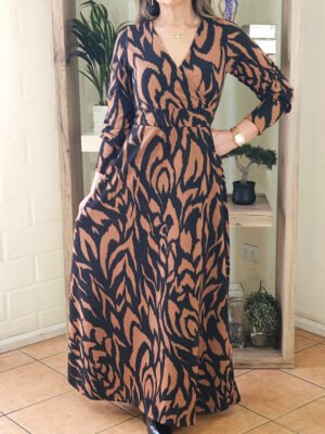 Maxivestido Mónaco Camel