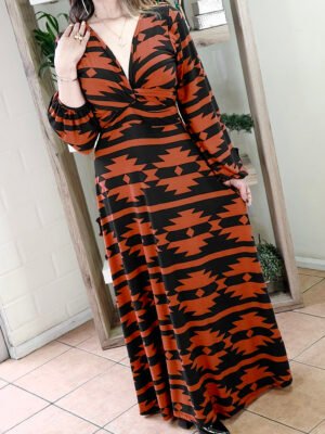 Maxivestido Victoria Anaranjado