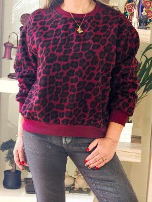 Poleron Print Paullete Burdeo