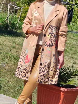 Abrigo Italiano Lisandra Camel