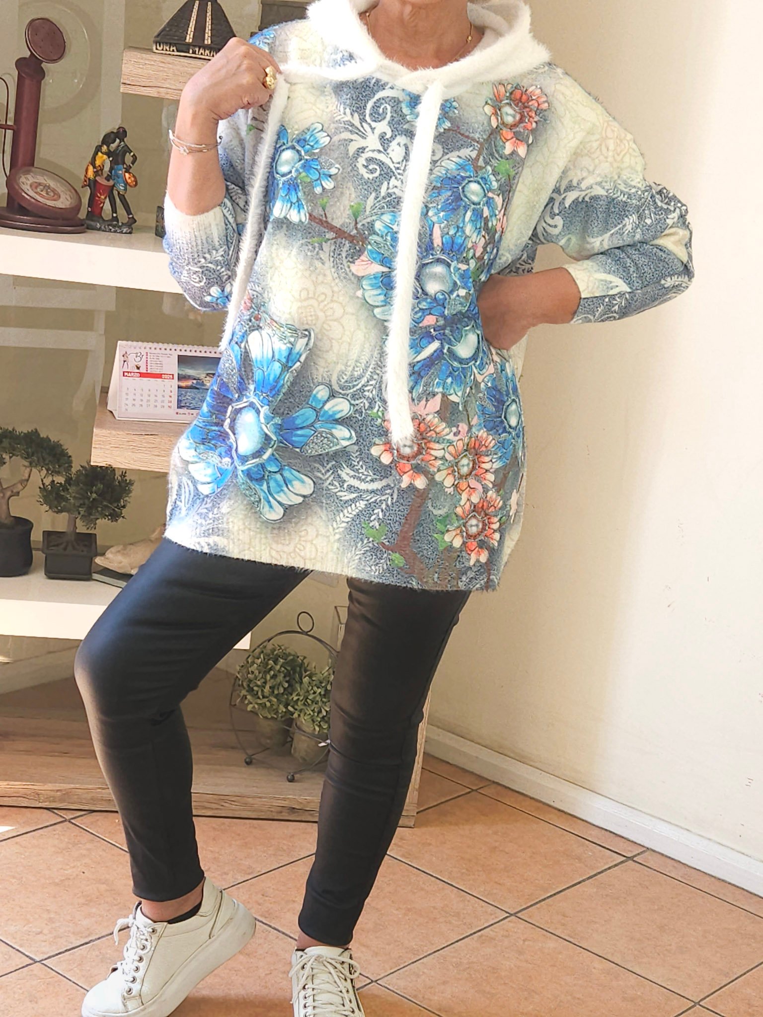 Sueter Oversized Betina Azul