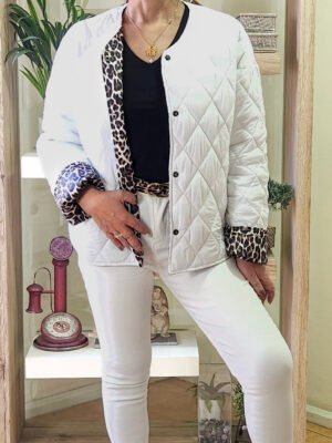 Parka Reversible Dana Blanco