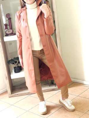 Abrigo Ecocuero Felicia Café