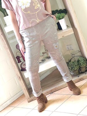 Jogger Italiano Camelia Beige