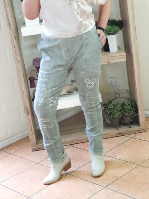 Jogger Italiano Camelia Verde