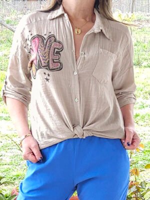 Blusa Italiana Venus Beige