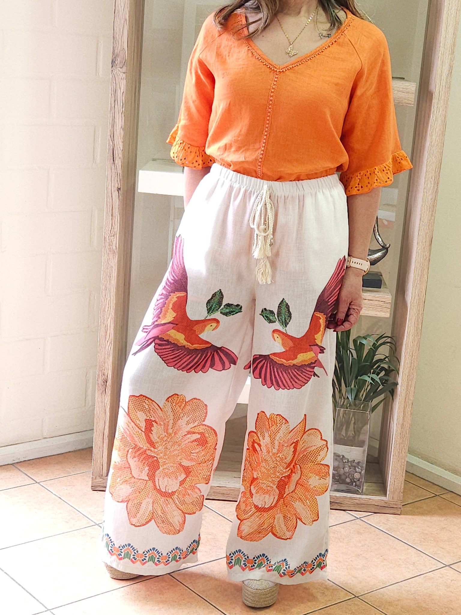 Palazzo Italiano Linda Anaranjado - Imagen 4