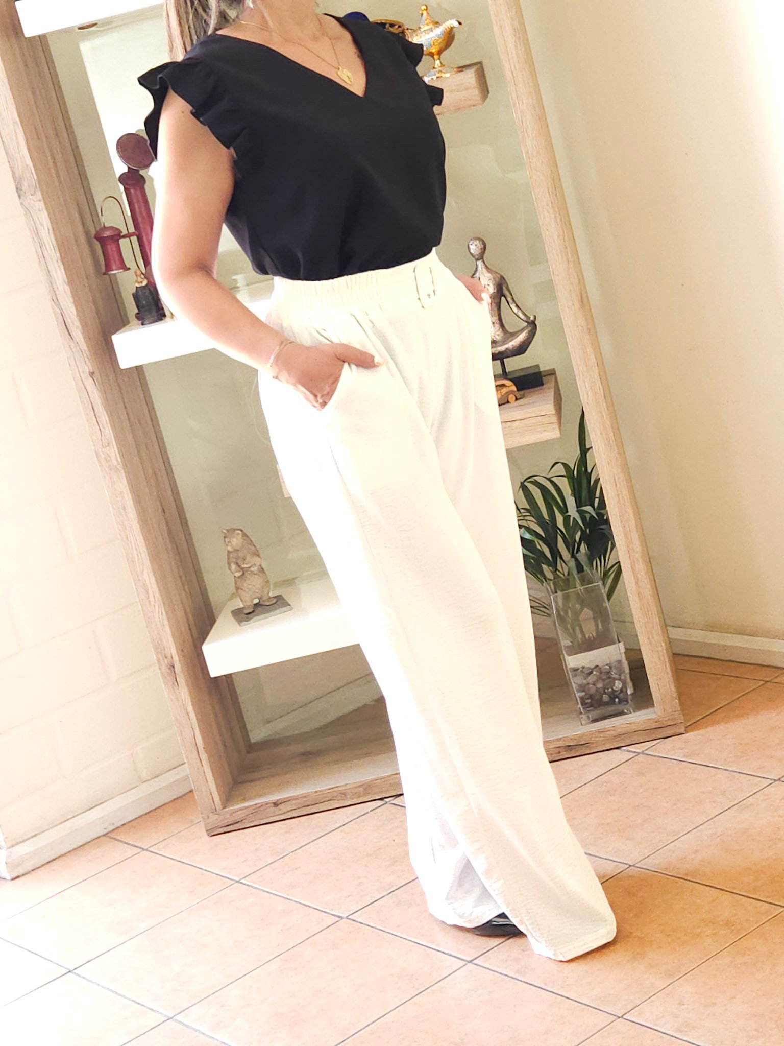 Pallazo Ester Blanco - Imagen 2