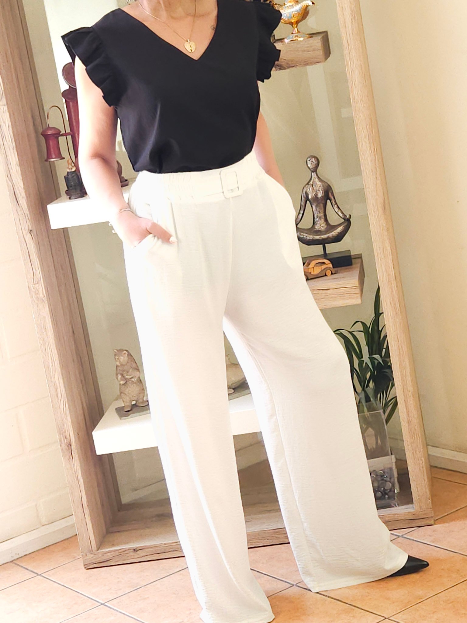 Pallazo Ester Blanco - Imagen 5