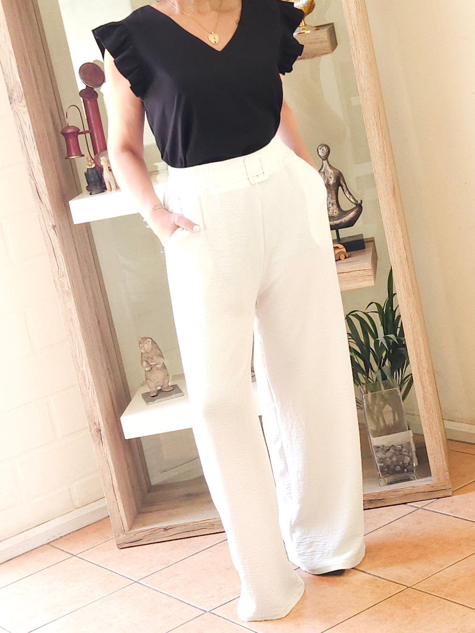 Pallazo Ester Blanco - Imagen 6