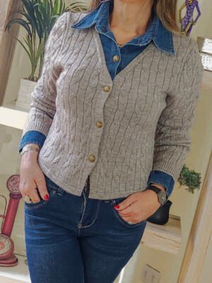 Suéter Mentiroso Esperanza Gris