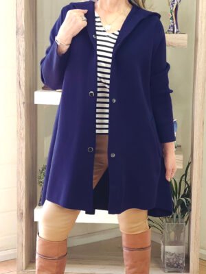 Abrigo Argolla Margarita Azul