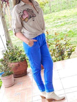 Jogger Italiano Petra Azulino