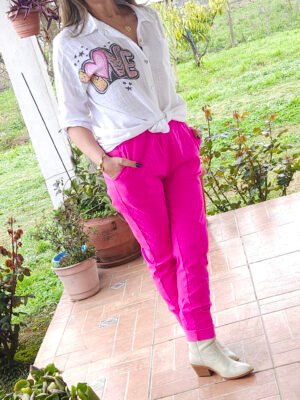 Jogger Italiano Petra Fucsia