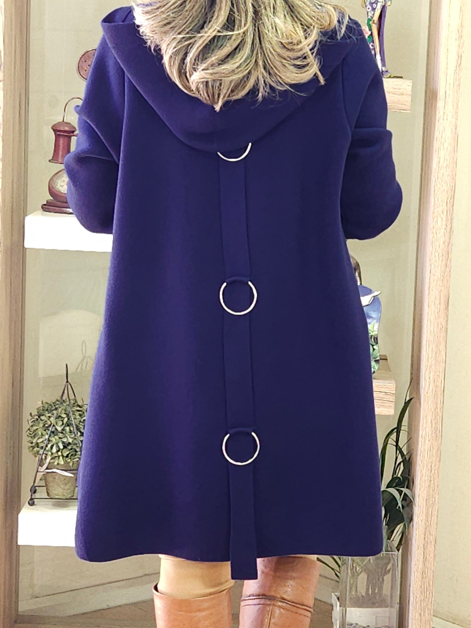 Abrigo Argolla Margarita Azul - Imagen 3