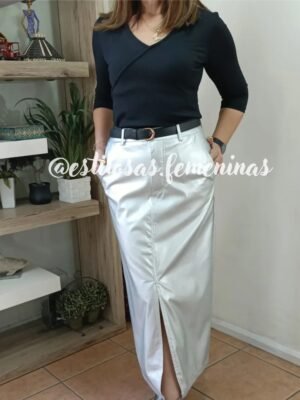 Maxifalda Diana Plateada