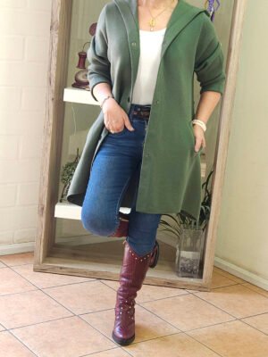 Abrigo Argolla Margarita Verde