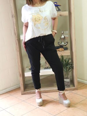 Jogger Italiano Petra Negro