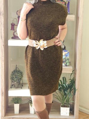 Vestido Sabrina Café