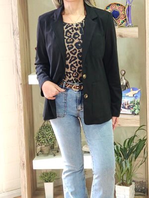 Blazer Italiano Ariela Negro