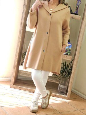 Abrigo Argolla Margarita Beige