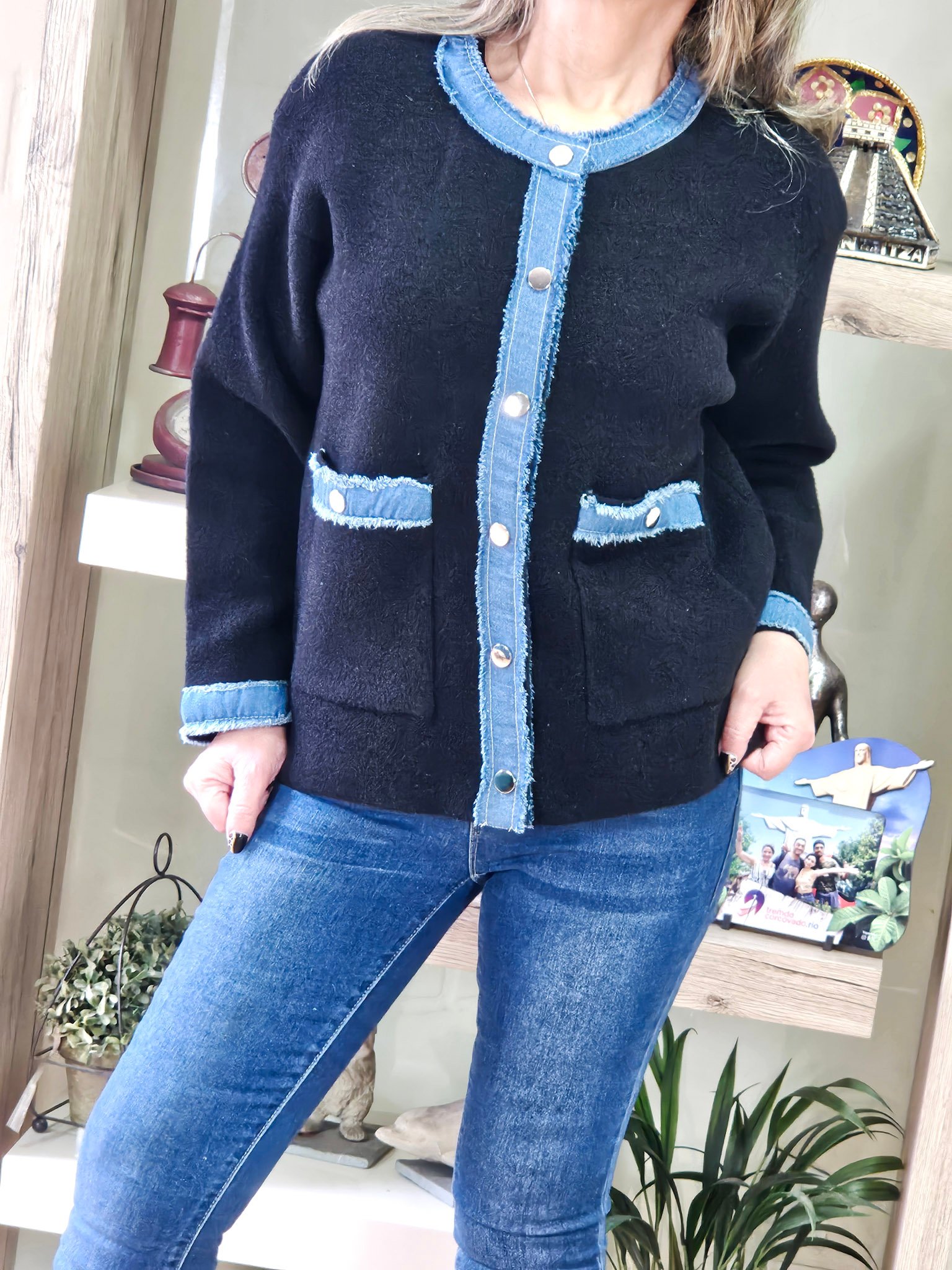 Chaqueta Natalia Negra