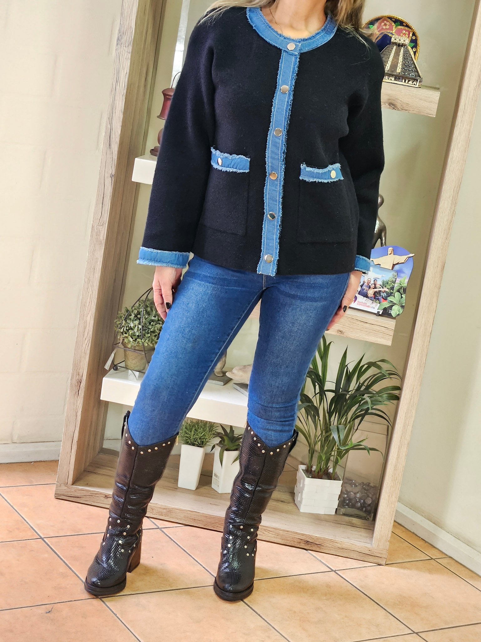 Chaqueta Natalia Negra - Imagen 3