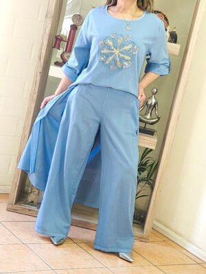 Conjunto Italiano Monaco Celeste