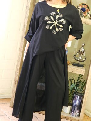 Conjunto Italiano Monaco Negro