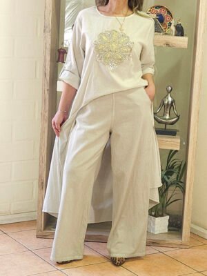 Conjunto Italiano Monaco Beige